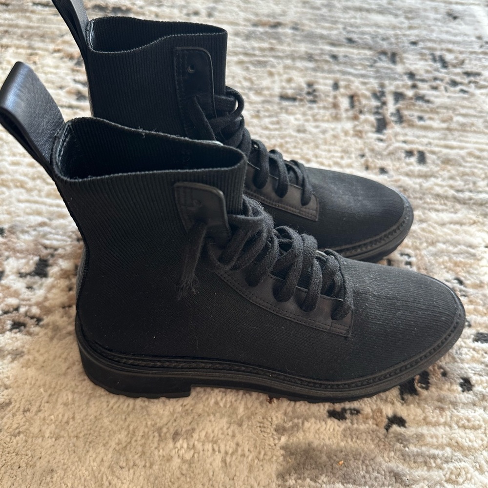 loeffler randall knit Combat boots size 5